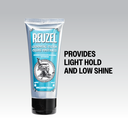 Reuzel Deutschland grooming cream for hair styling, showing the product in a jar with a smooth, matte finish.