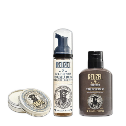 REUZEL Wood & Spice Beard Set